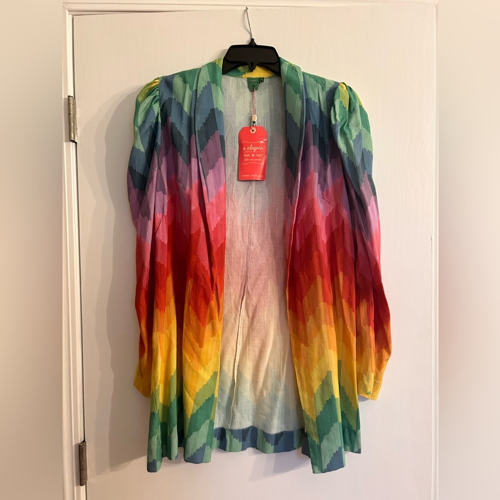 Farm Rio Rainbow Blazer size M